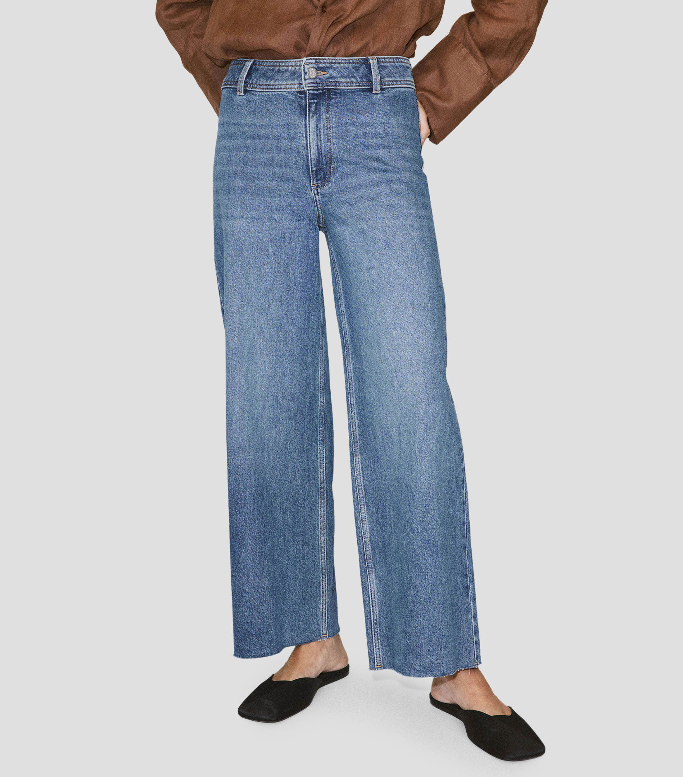 Jeans Amplio Mujer